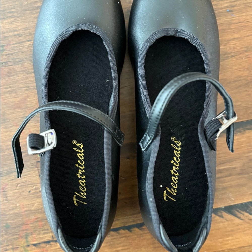 Theatricals Black Kids Tap Shoes